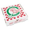 Picture of Corrugated Kraft Pizza Boxes, B-Flute, White, 18" Pizza, 18 x 18 x 2, 50/Bundle