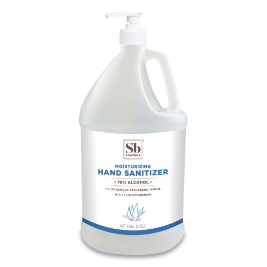 Picture of 70% Alcohol Scented Gel Hand Sanitizer, 1 gal Pump Bottle, Citrus, 4/Carton